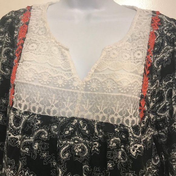 UMGEE Boho Floral Lace Embroidered Dress - Picture 5 of 6